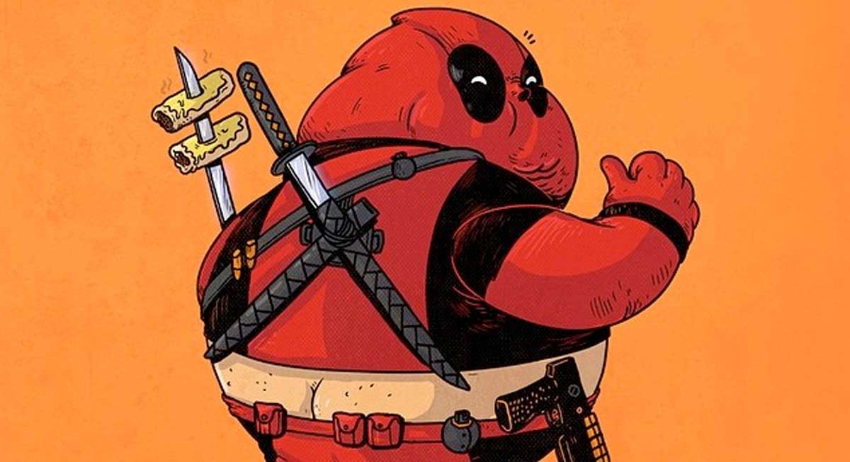 Deadpool and kingpin animation